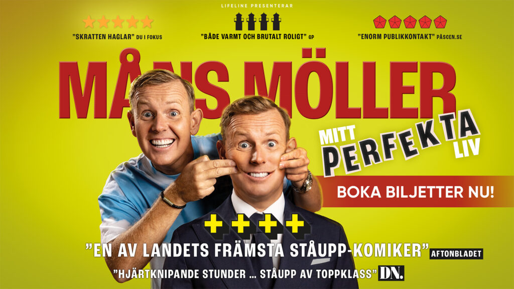 Bild på Måns Möllers show
