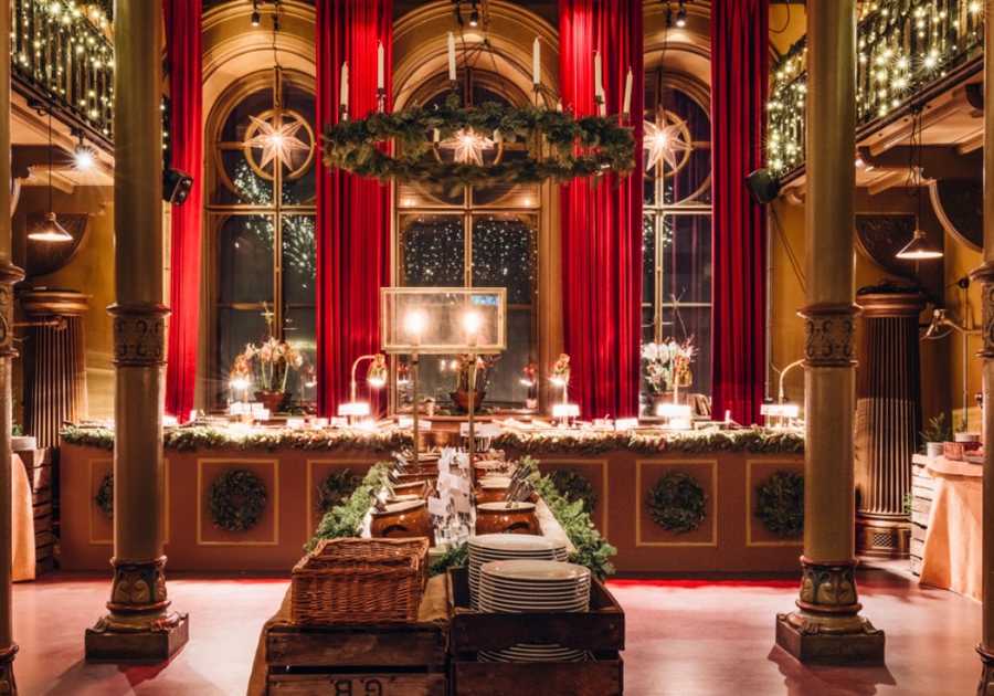 Bild från Gamla Riksarkivets fantastiska julbord